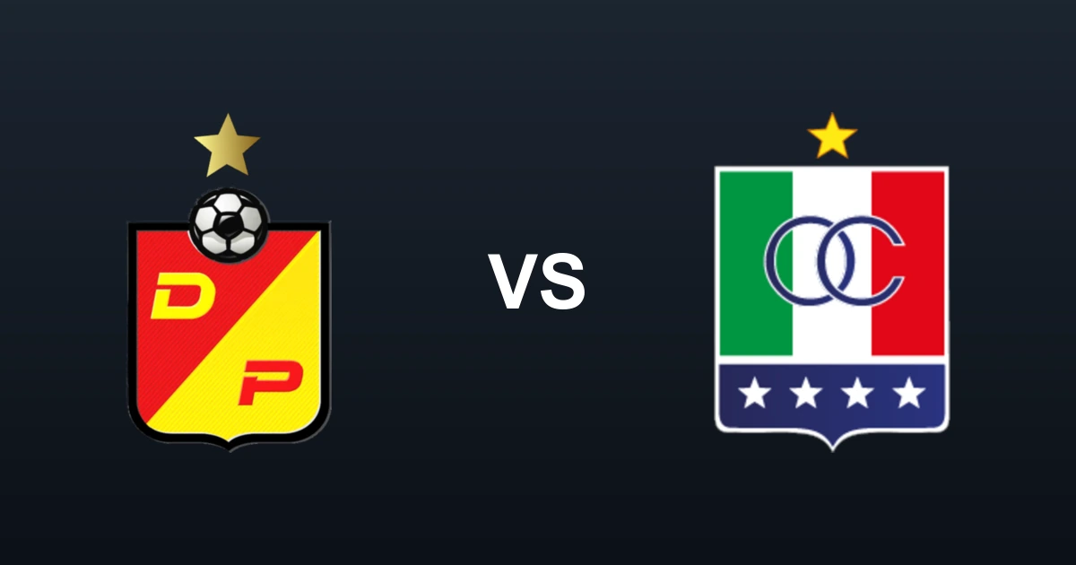 Crest matchup: Deportivo Pereira versus Once Caldas, the two clubs of the Clásico Cafetero.