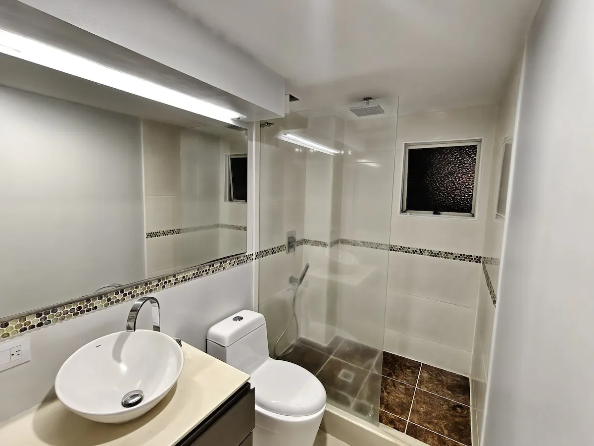 Bathroom with double vanity