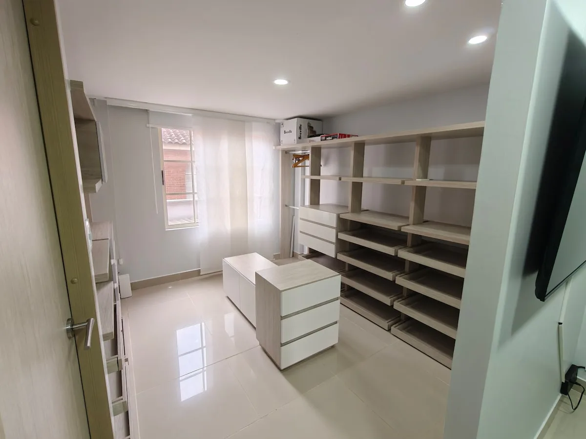 Large walk-in closet