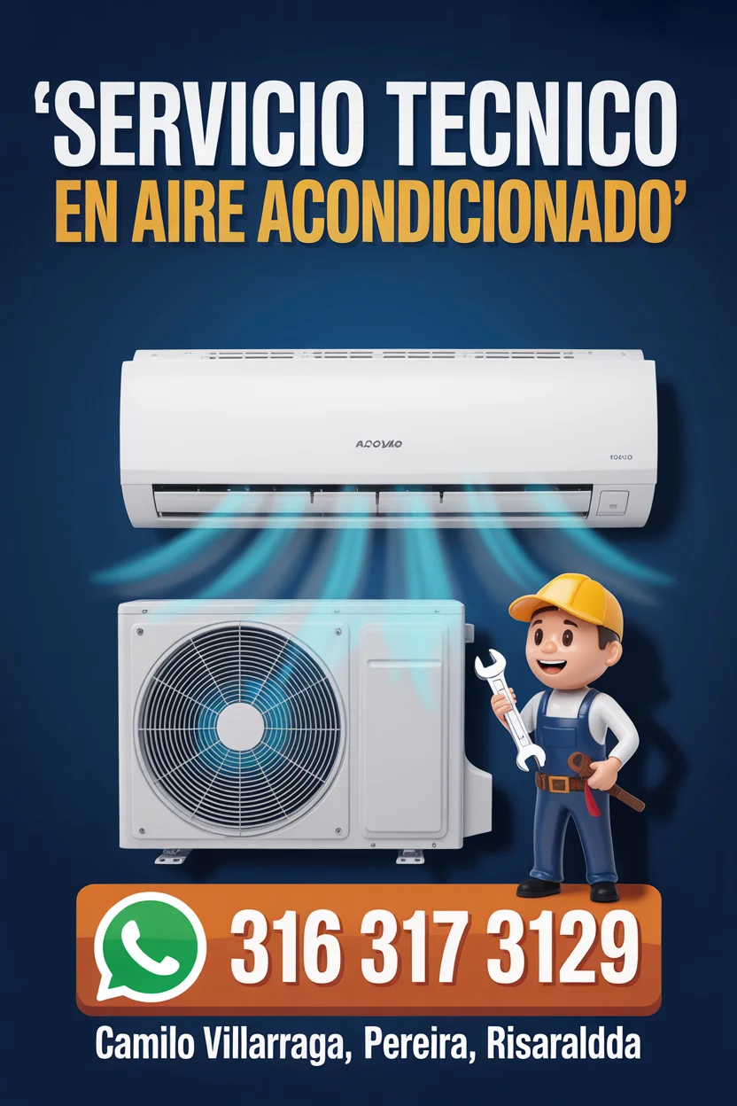 Camilo Villarraga — HVAC Technician business flyer